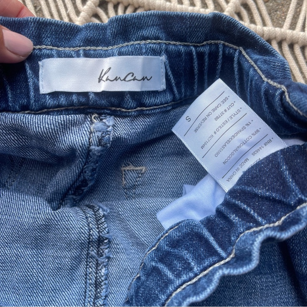 KanCan High Rise Jean Shorts Size Small - Picture 3 of 4